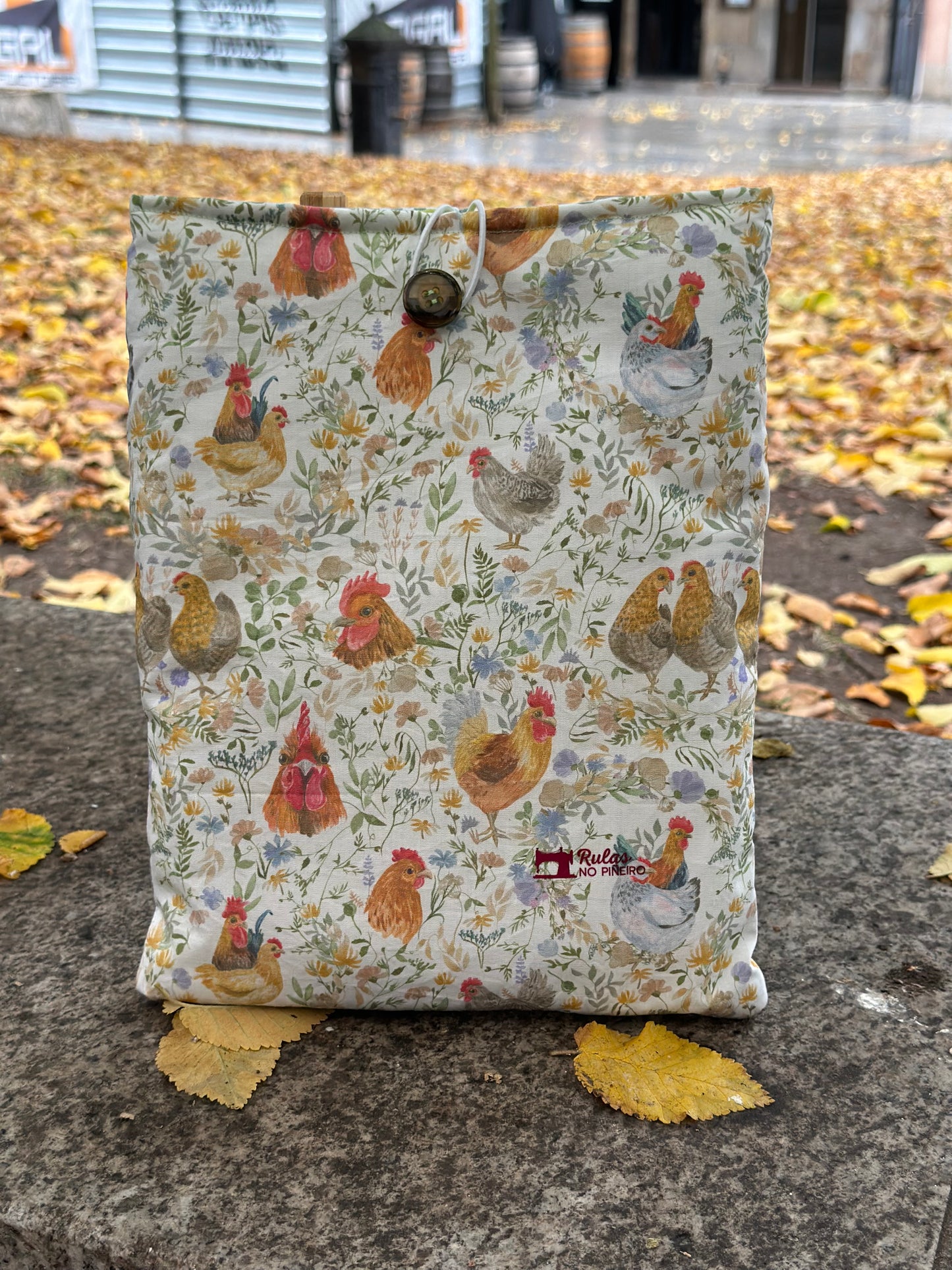 Funda libro grande Galiñas